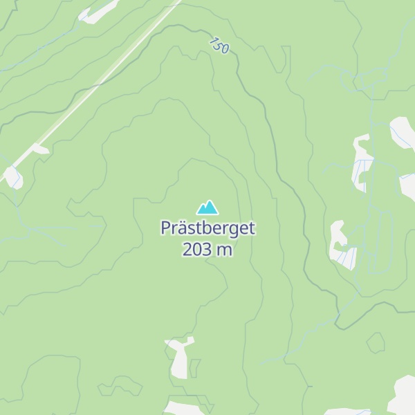 Map of Prästberget