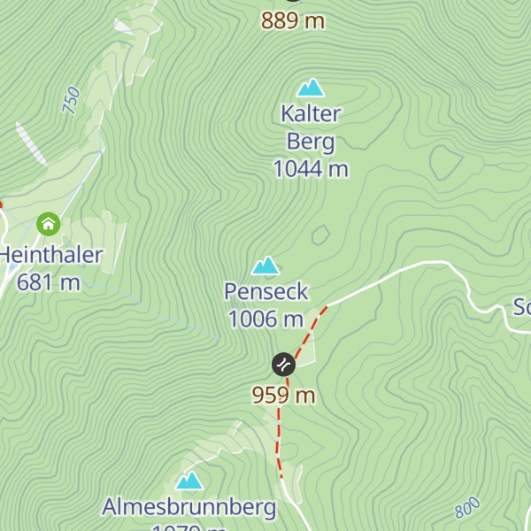 Map of Penseck
