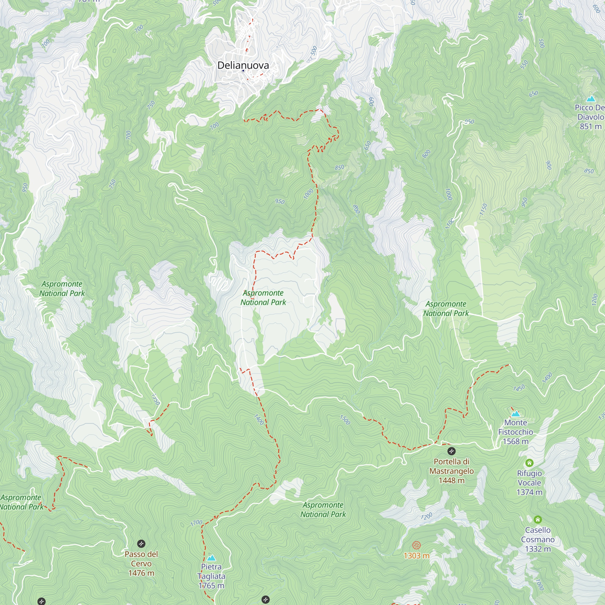 Rifugio Il Biancospino map