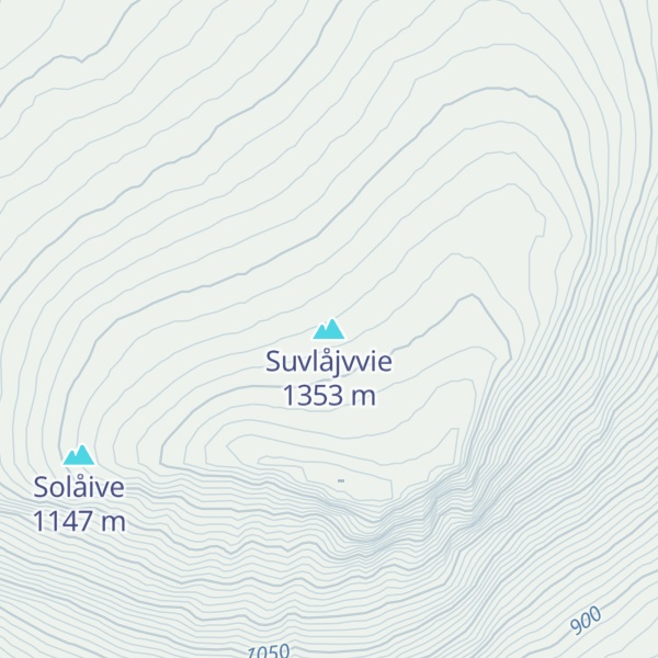 Map of Suvlåjvvie