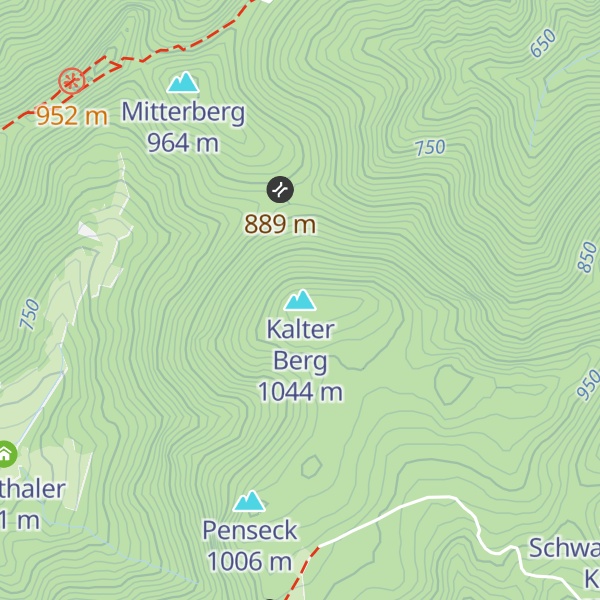 Map of Kalter Berg