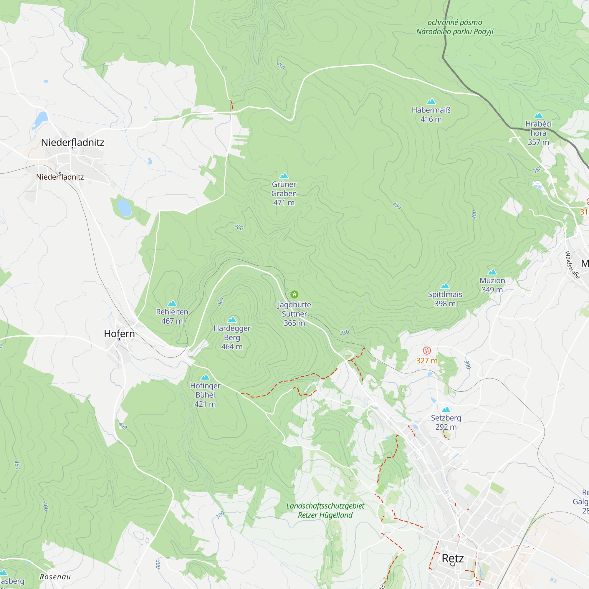 Jagdhütte Suttner map