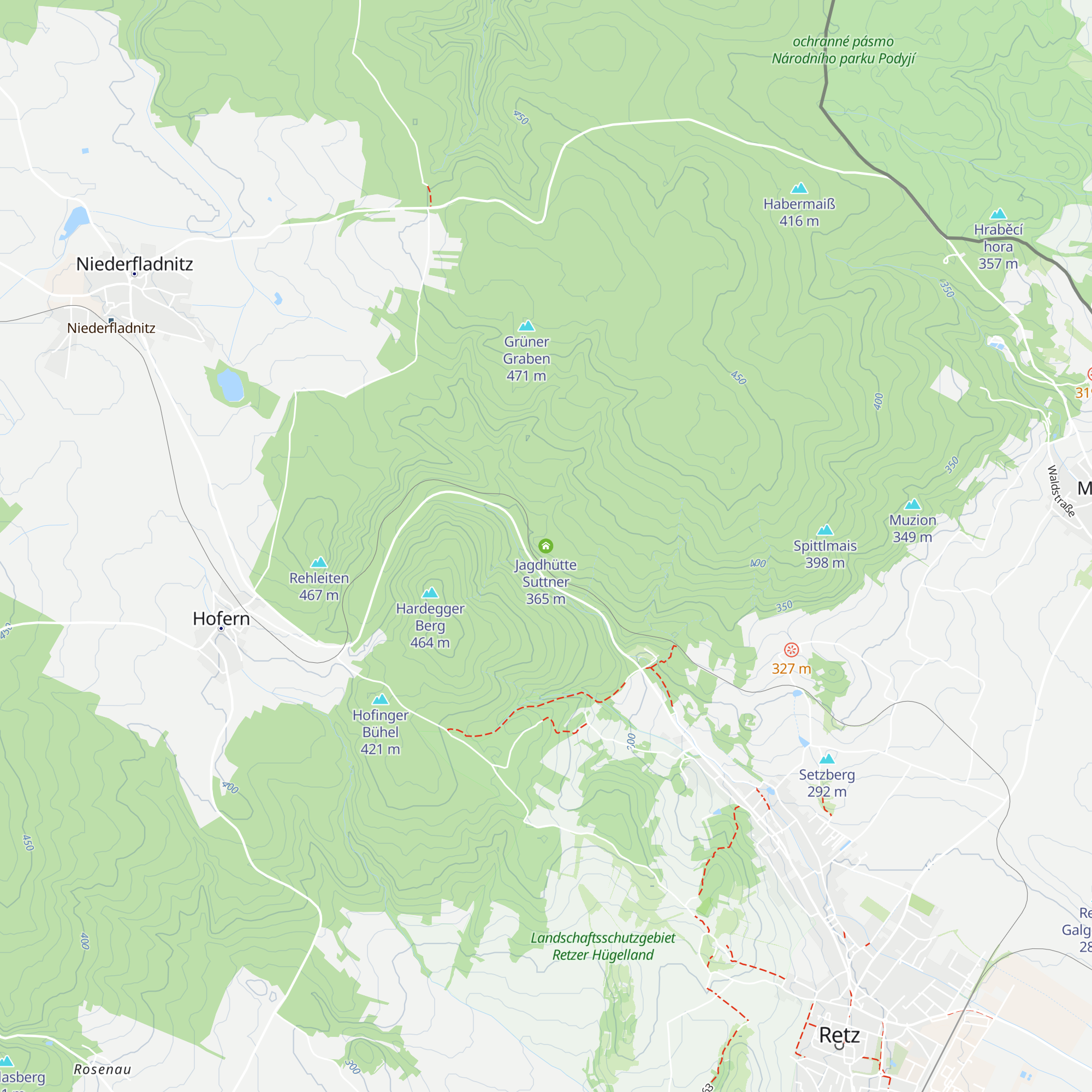 Jagdhütte Suttner map