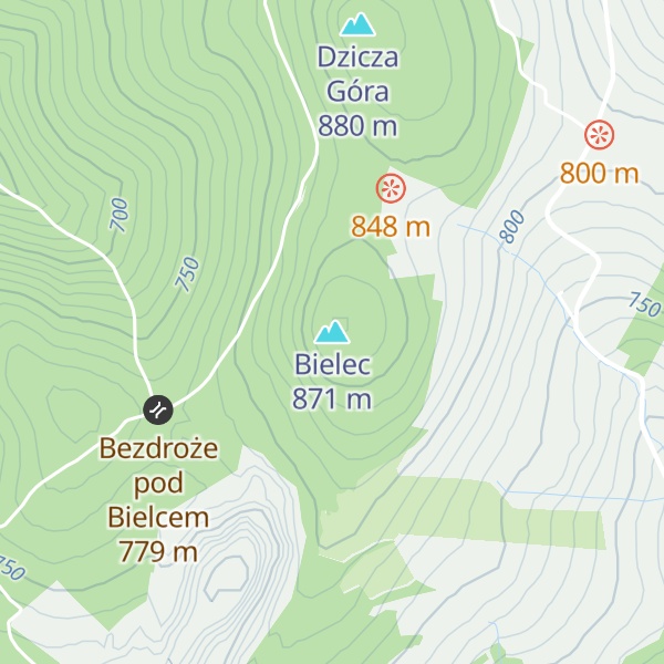 Map of Bielec