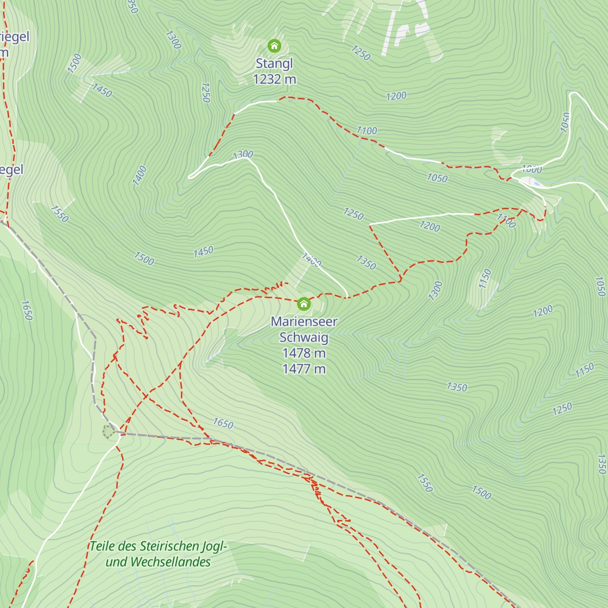 Marienseer Schwaig 1478 m map