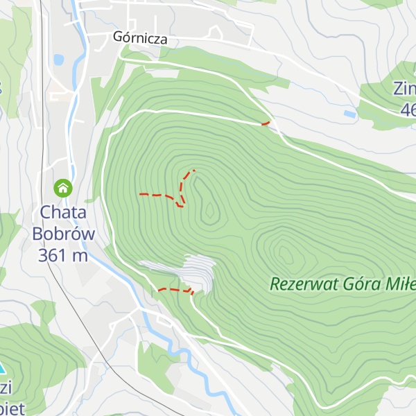 Map of Młyniec