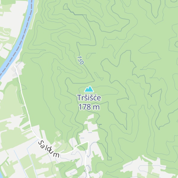 Map of Tršišće