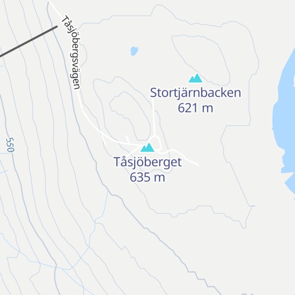 Map of Tåsjöberget