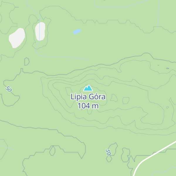 Map of Lipia Góra