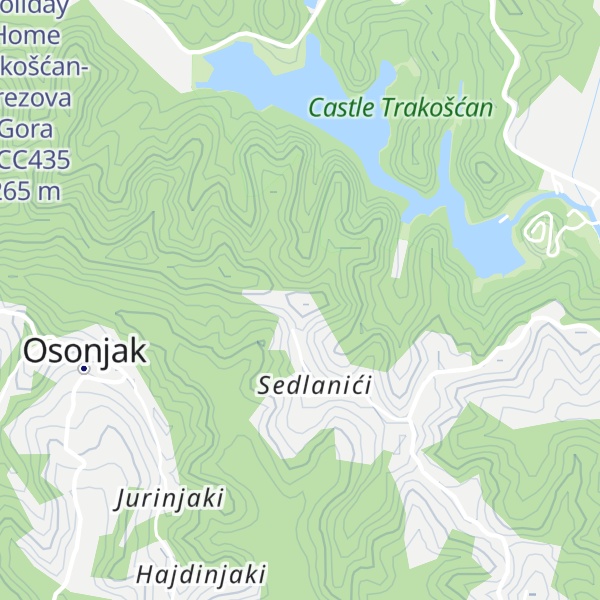 Map of Bukov vrh