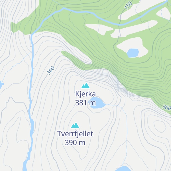 Map of Kjerka