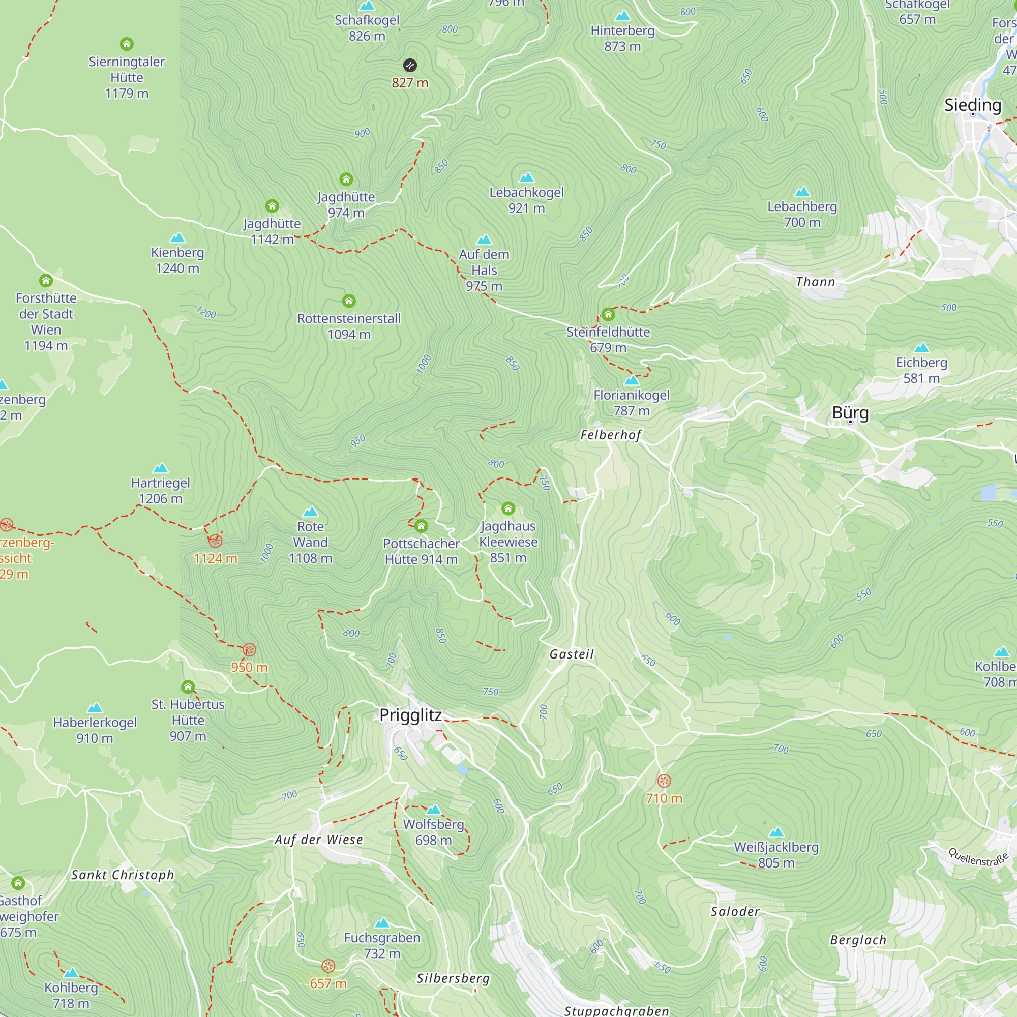 Jagdhaus Kleewiese map