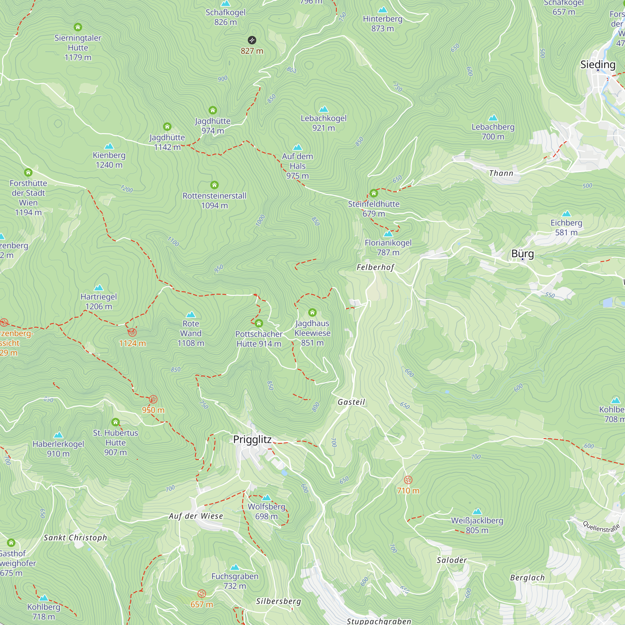 Jagdhaus Kleewiese map