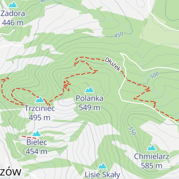 Map of Polanka