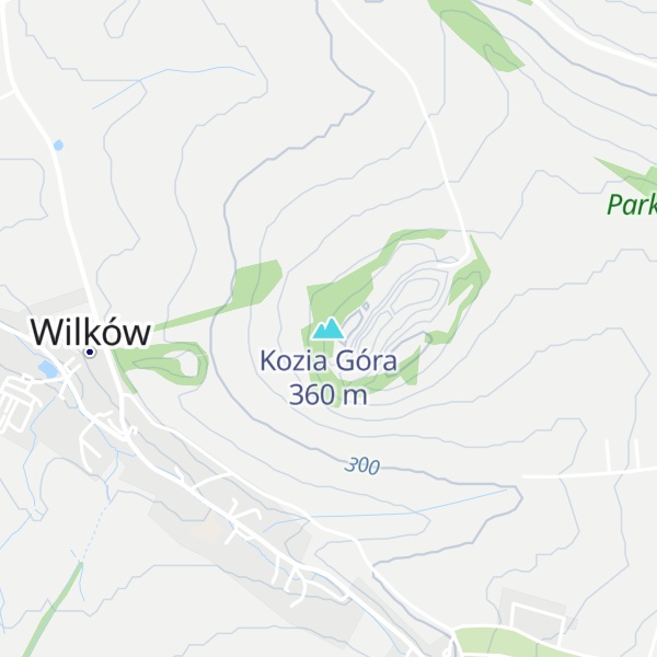 Map of Kozia Góra