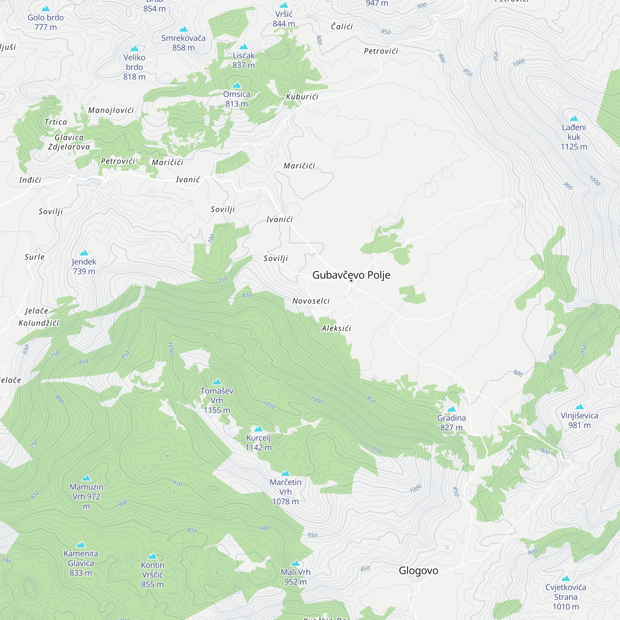 Becha's LikaCamp Lodge map