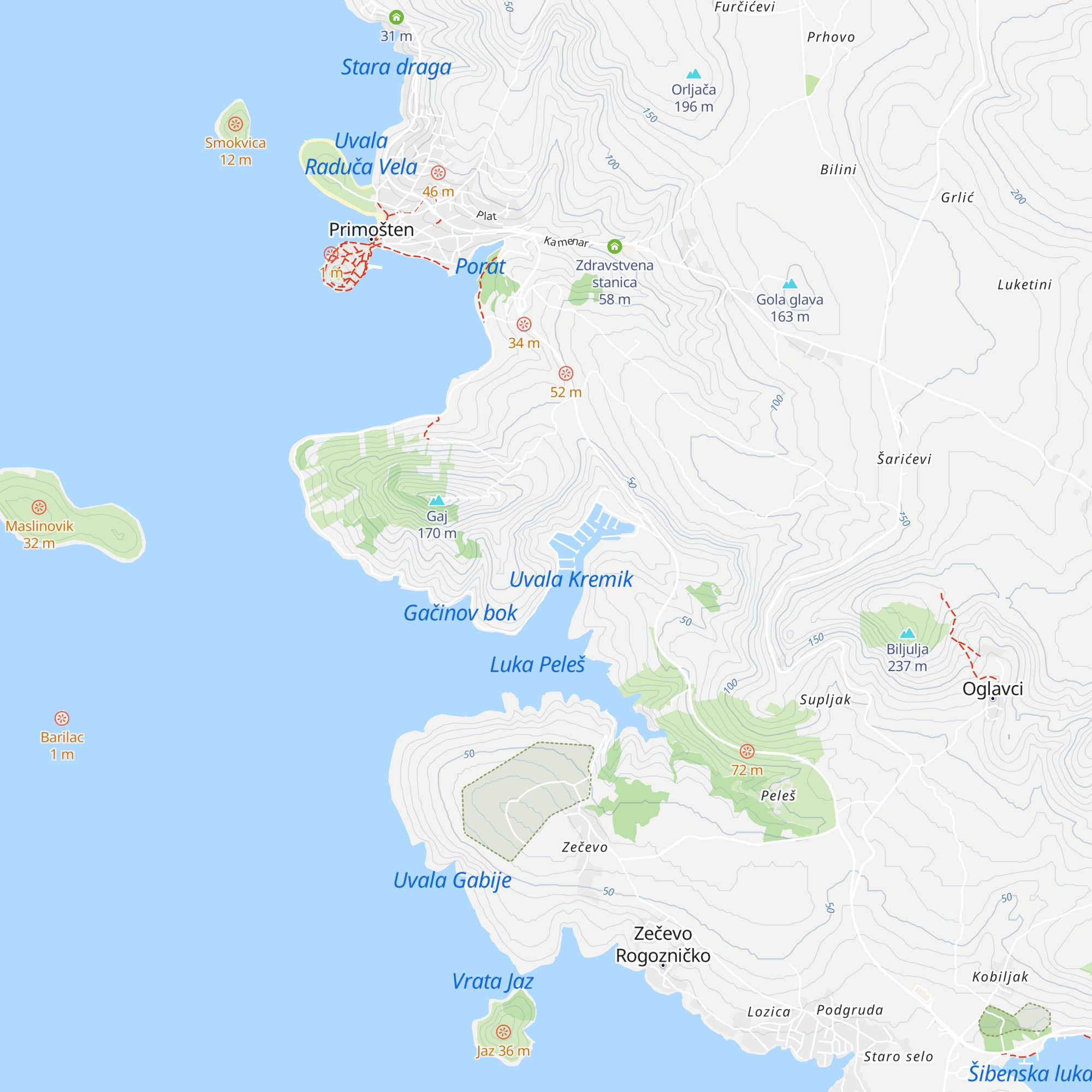Offshore Boote map