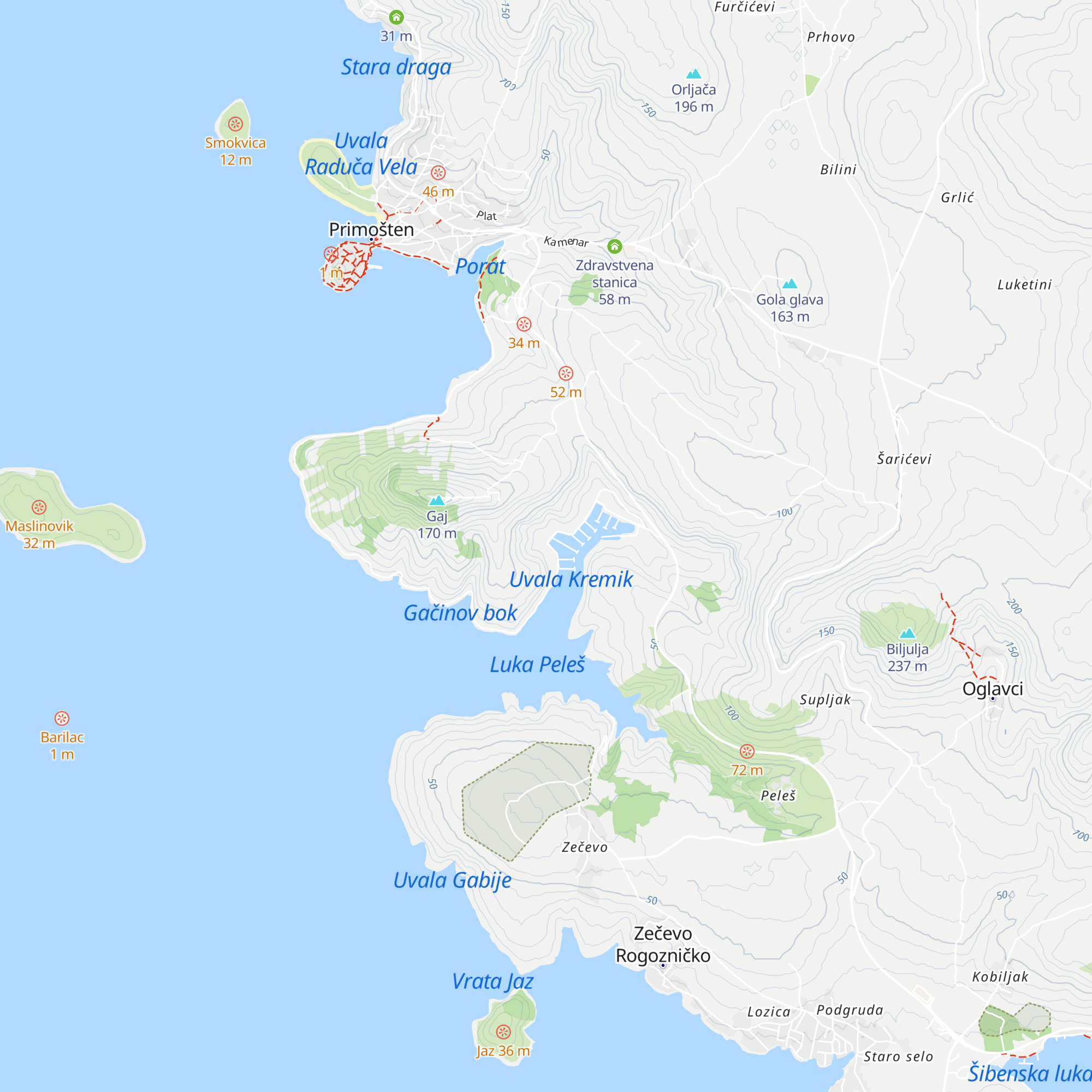 Offshore Boote map