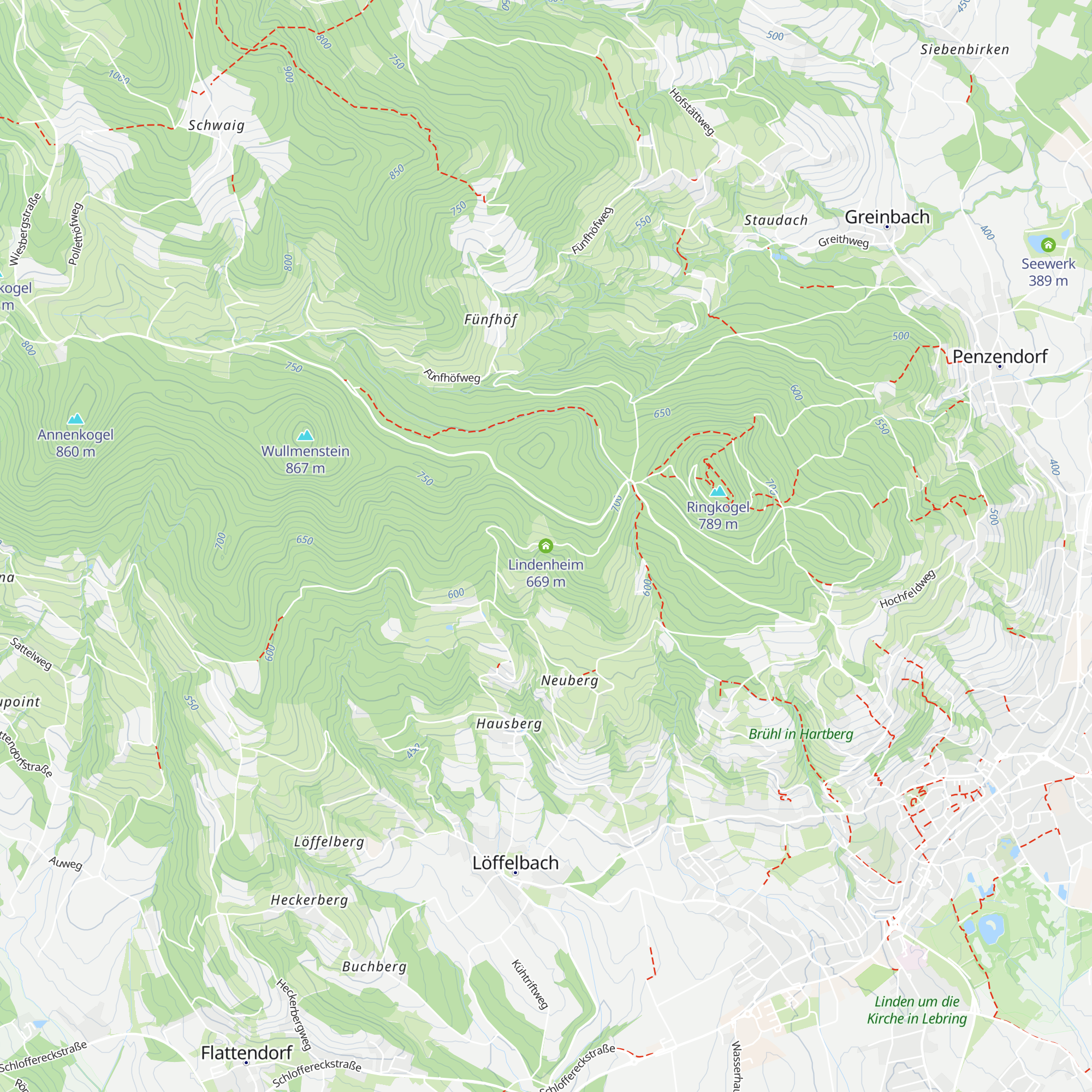 Lindenheim map