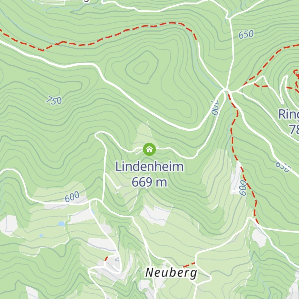 Map of Lindenheim