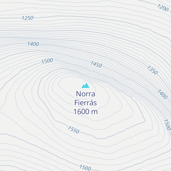 Map of Norra Fierrás