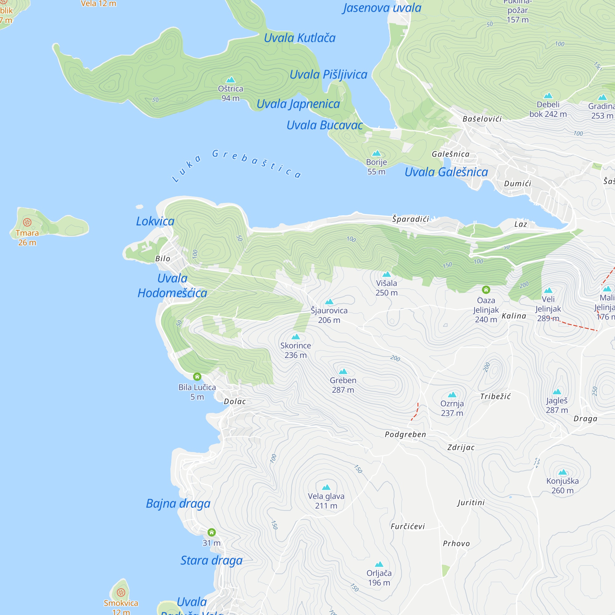 buňa map