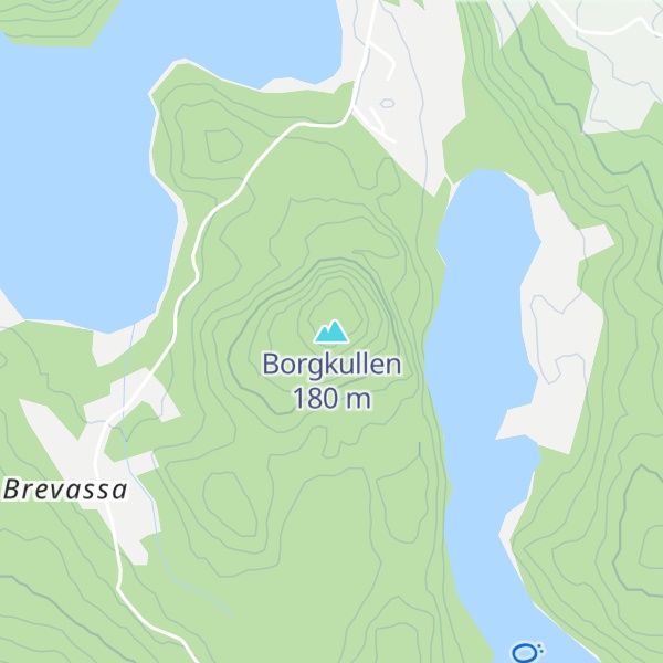 Map of Borgkullen