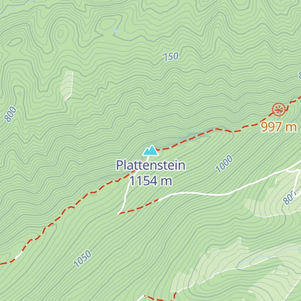 Map of Plattenstein