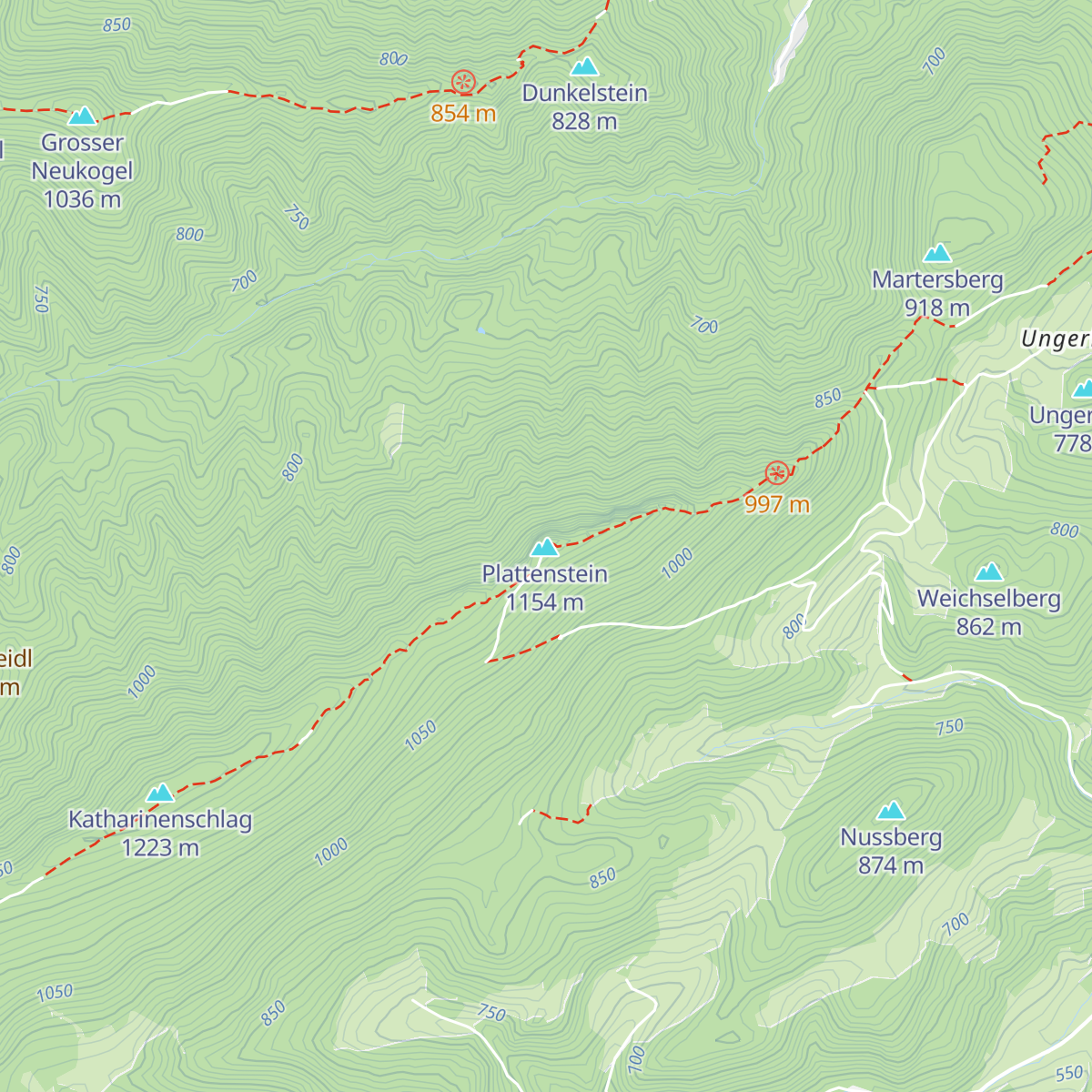 Gauermannhütte map
