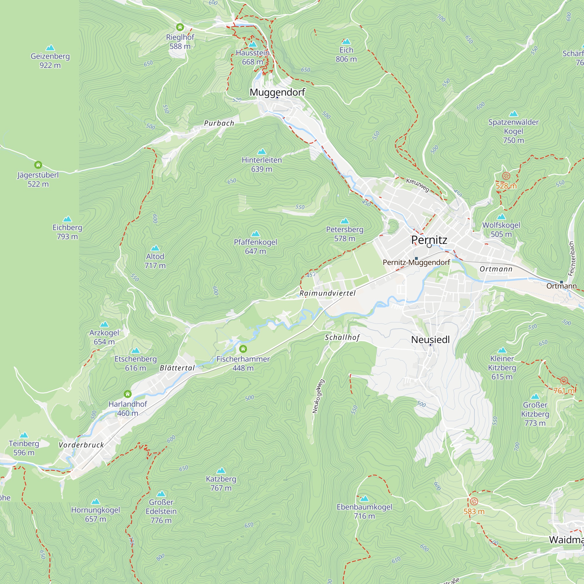 Raimundvilla map