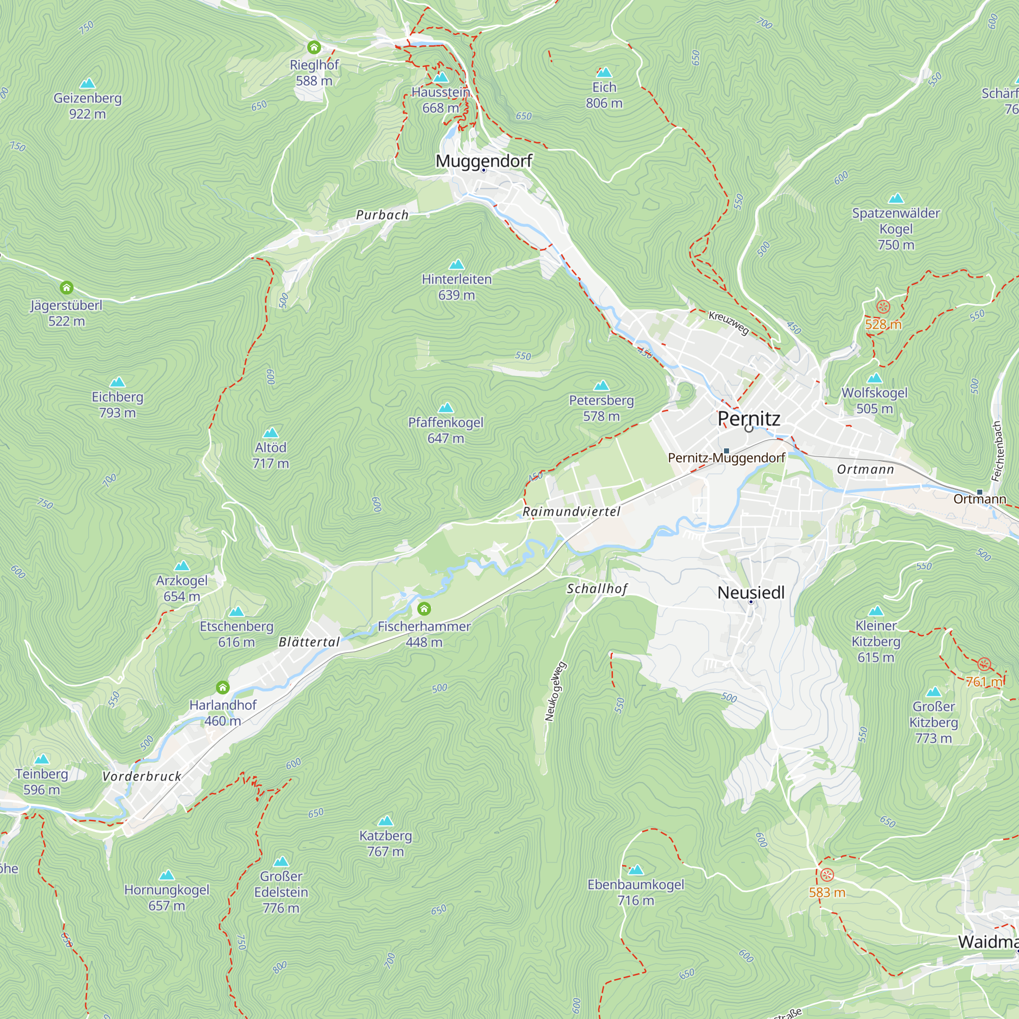 Raimundvilla map