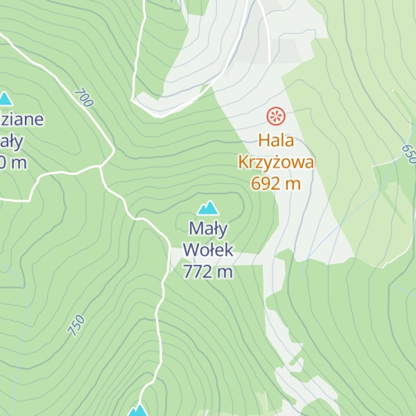 Map of Mały Wołek