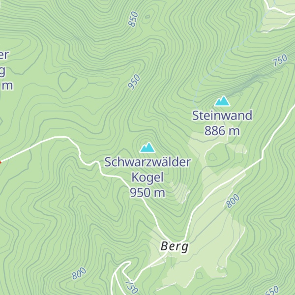 Map of Schwarzwälder Kogel