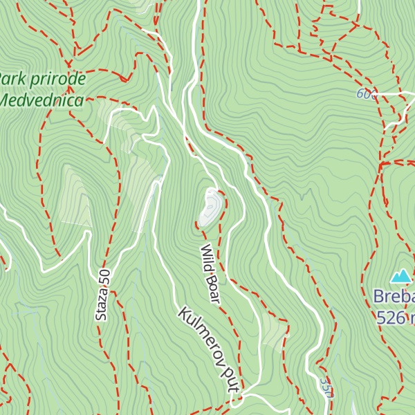 Map of Veliki palas