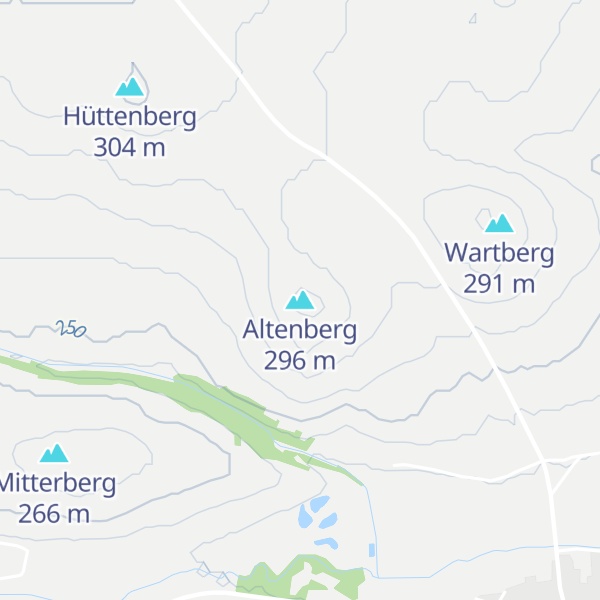 Map of Altenberg