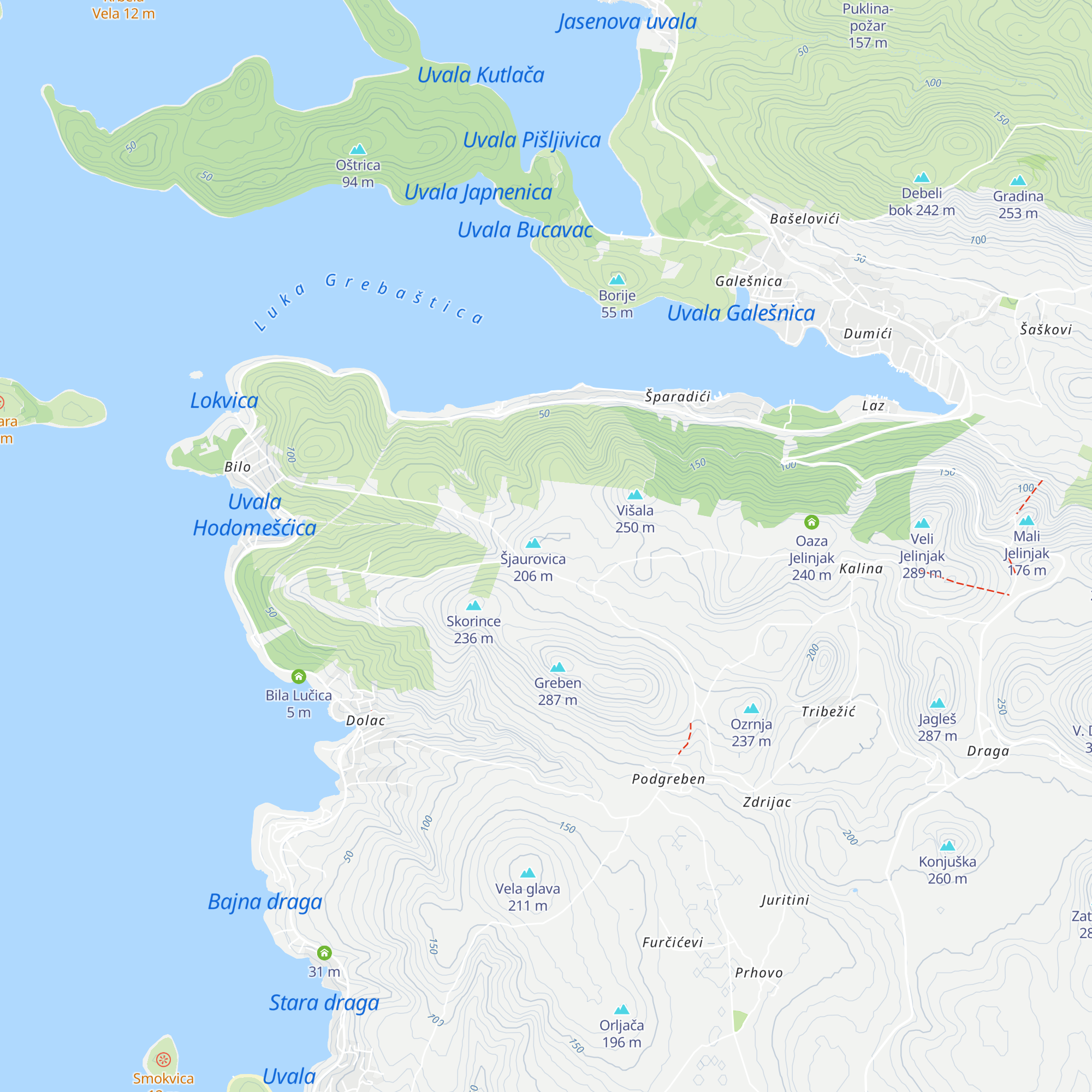 buňa map