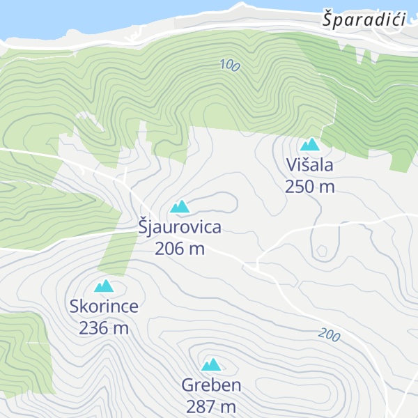 Map of buňa