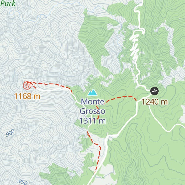 Map of Monte Grosso