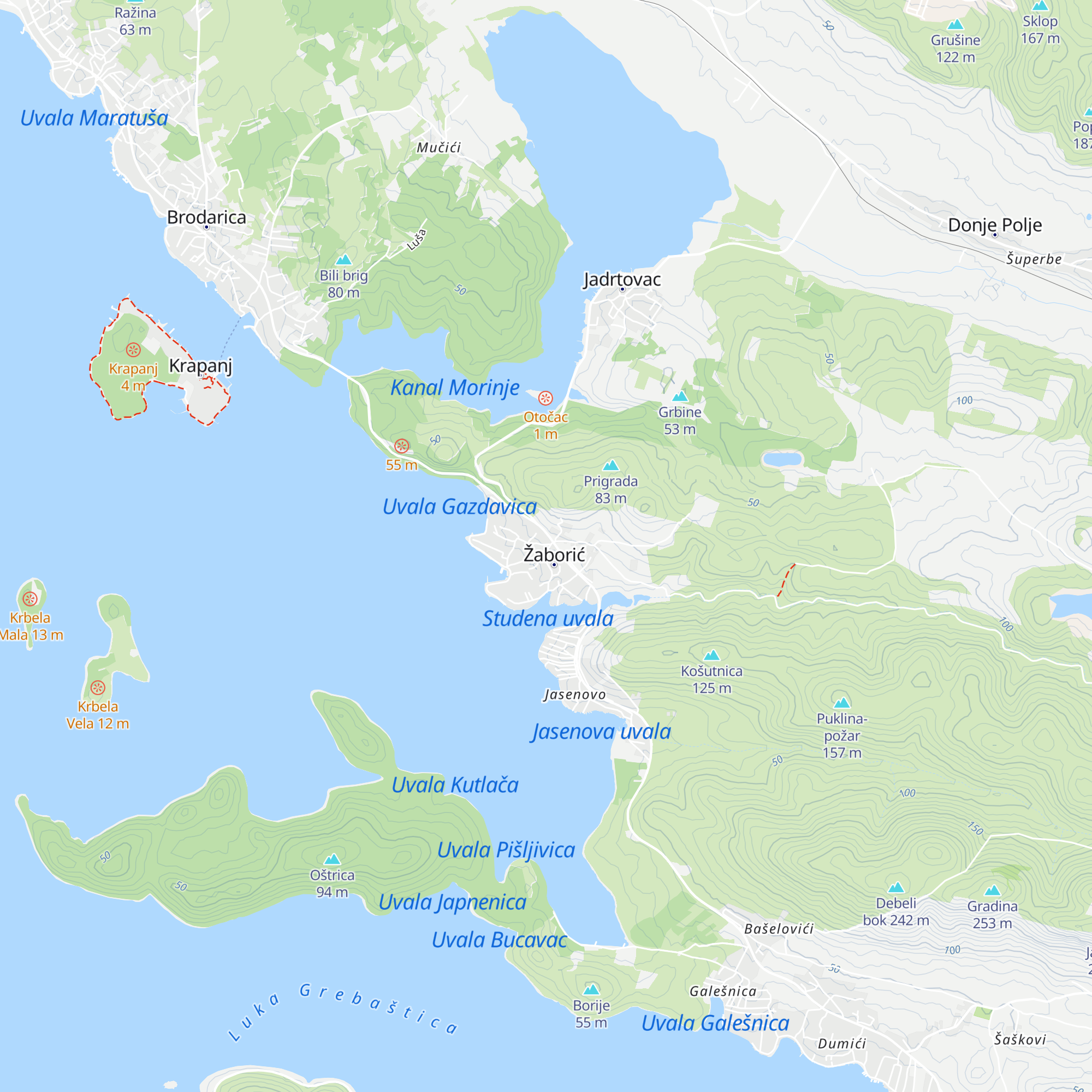 Turistička Zajednica Grada Šibenika map