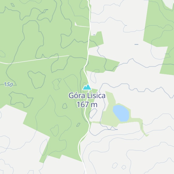 Map of Góra Lisica