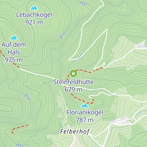 Map of Steinfeldhütte