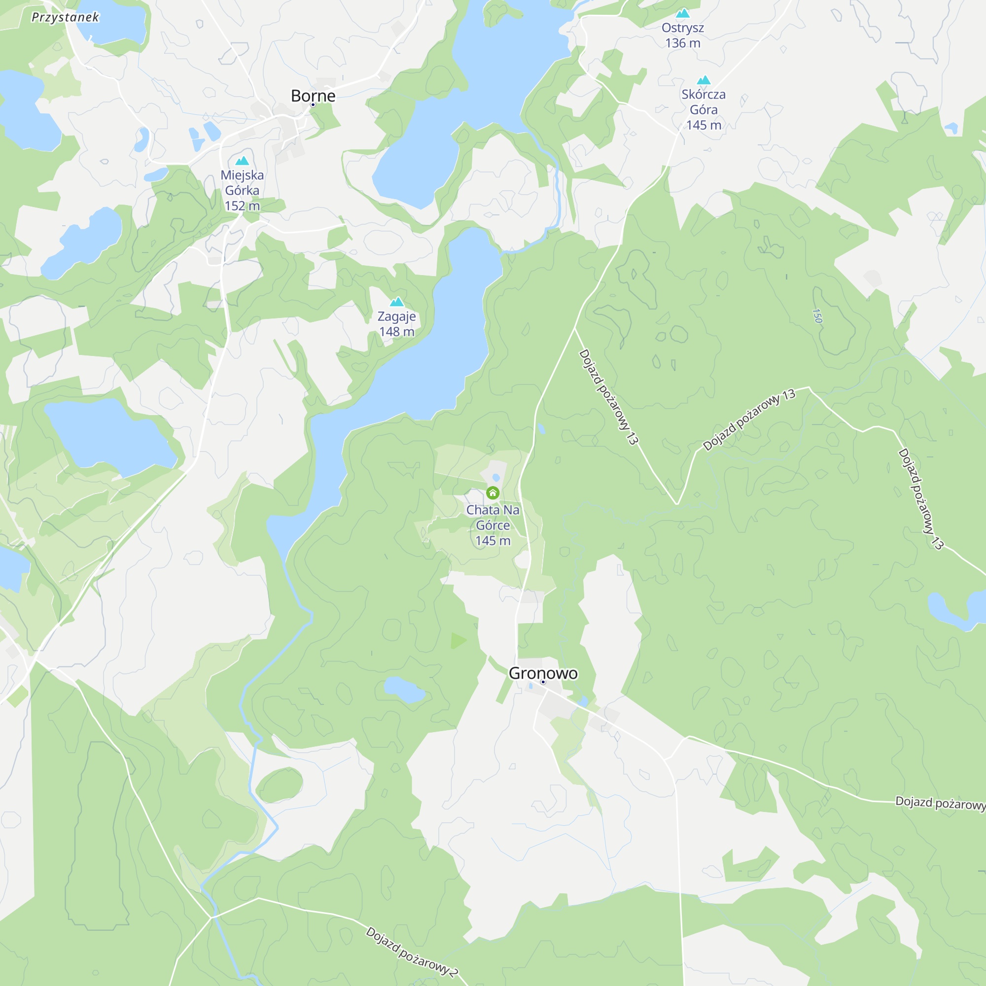 Chata Na Górce map