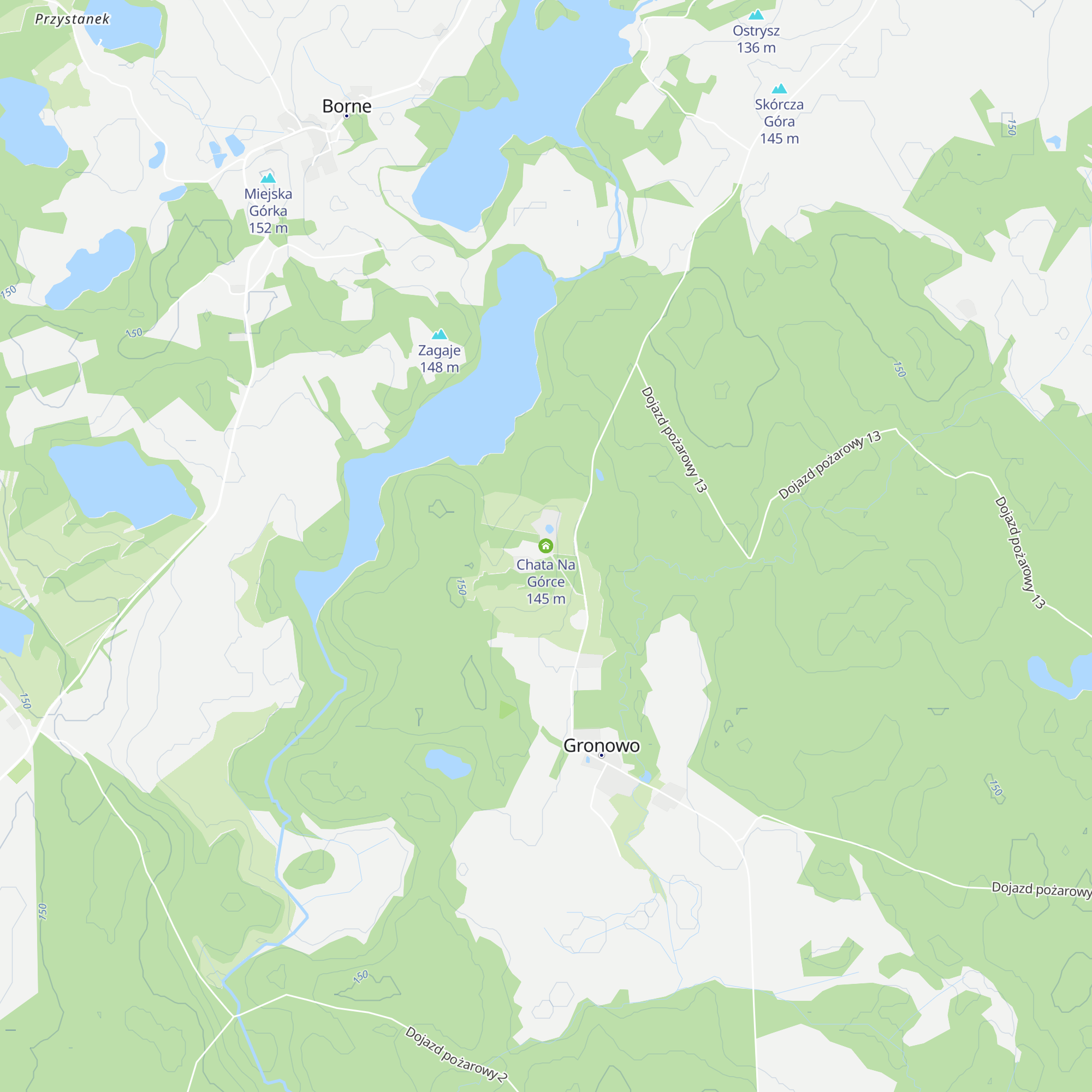 Chata Na Górce map