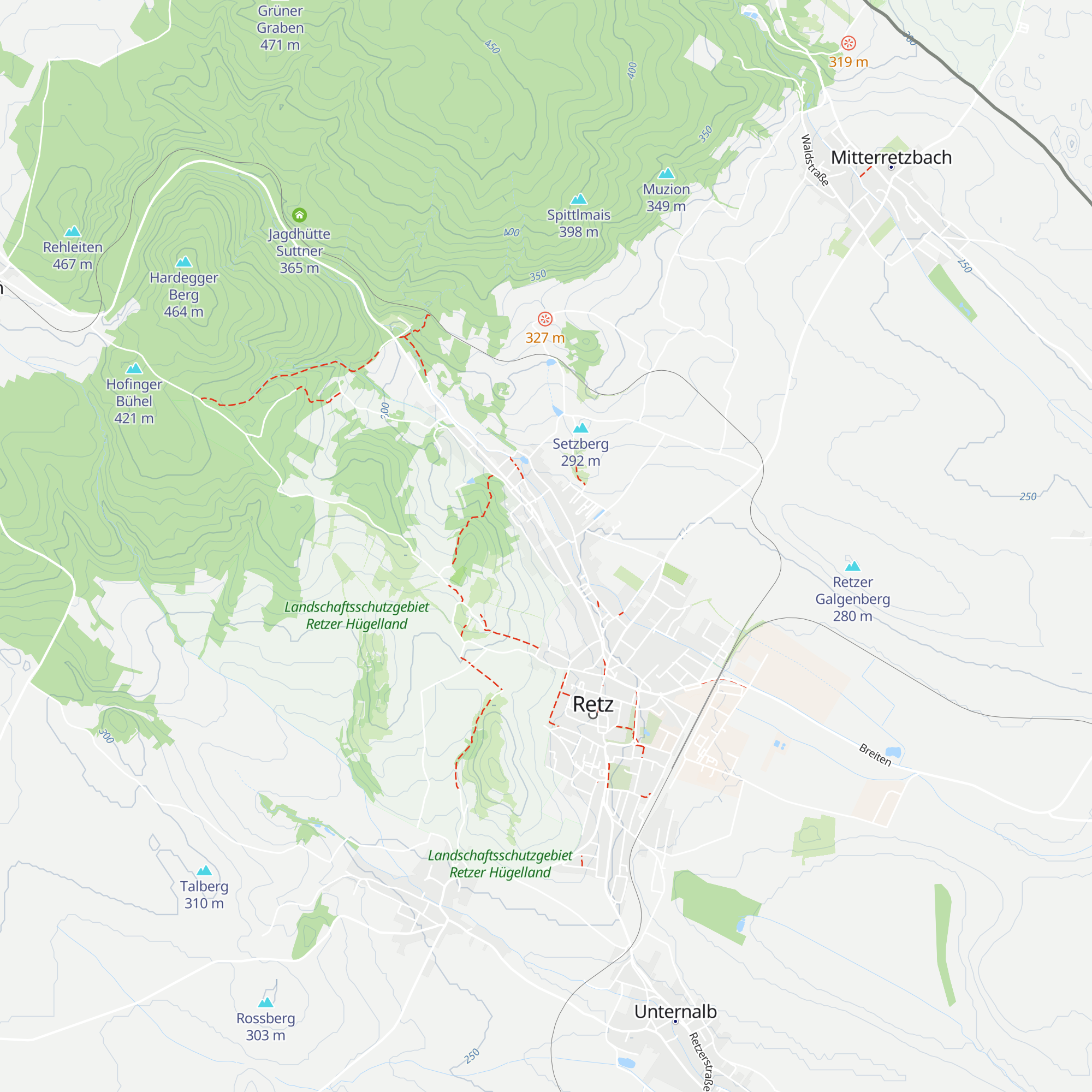 Hütte map
