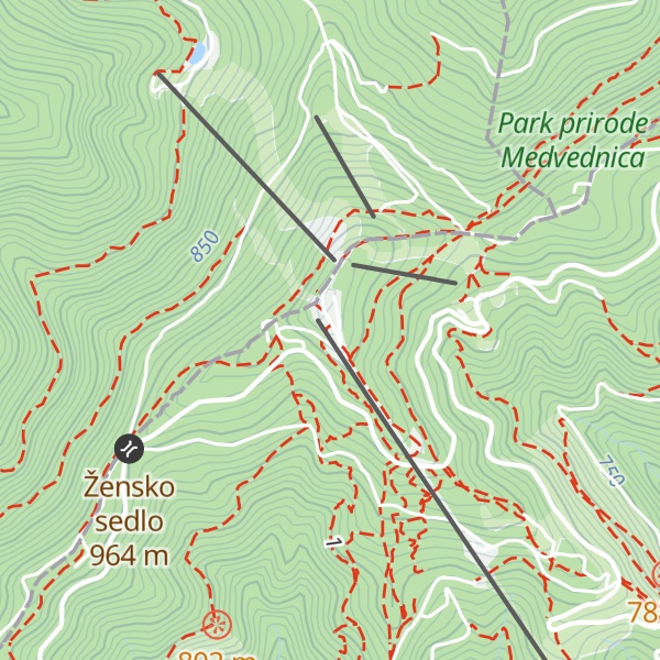 Map of Kućica Sljeme