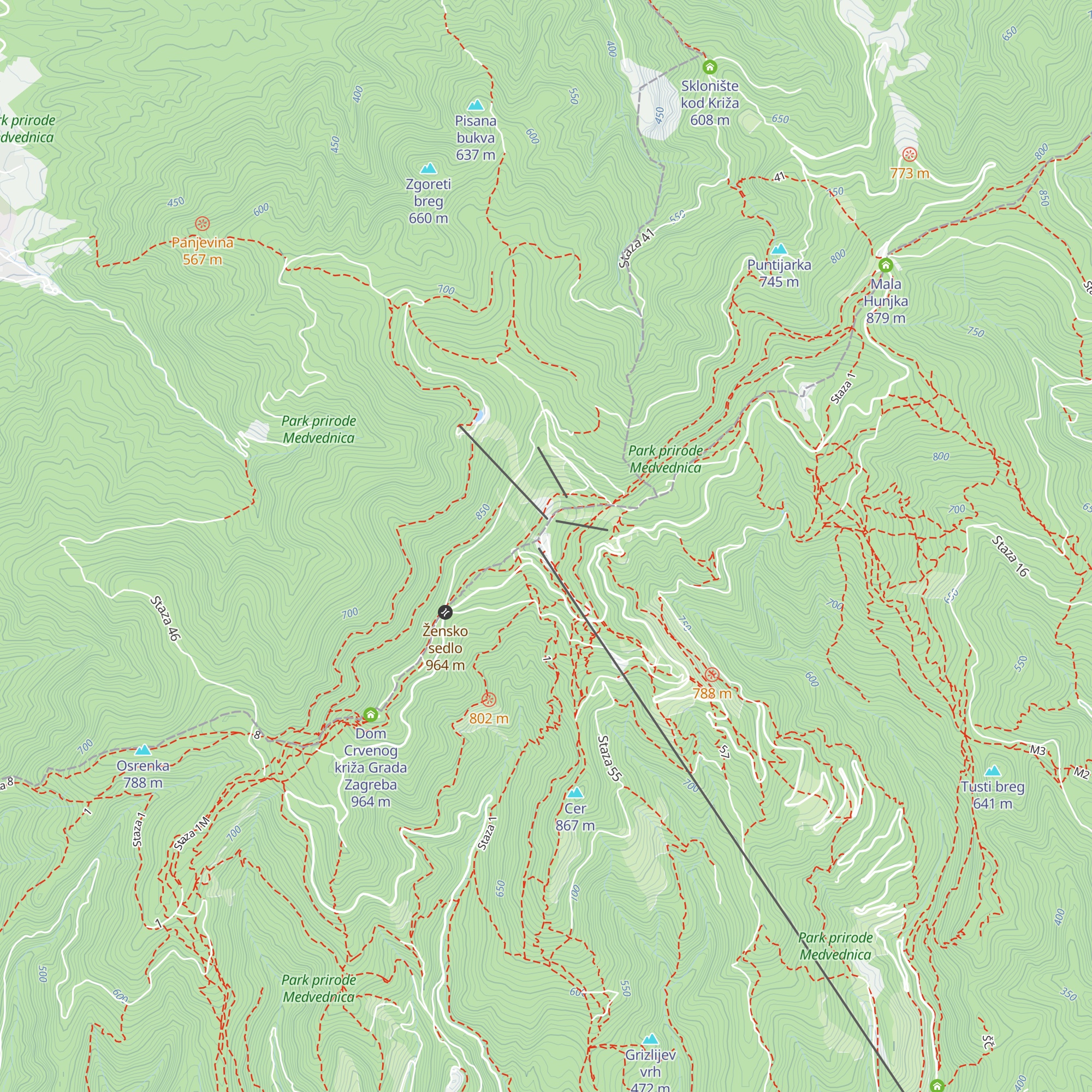 Zlatni medvjed map
