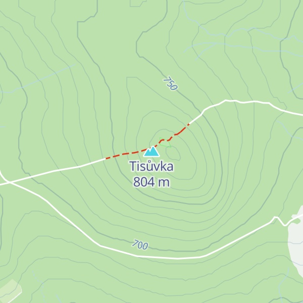 Map of Tisůvka