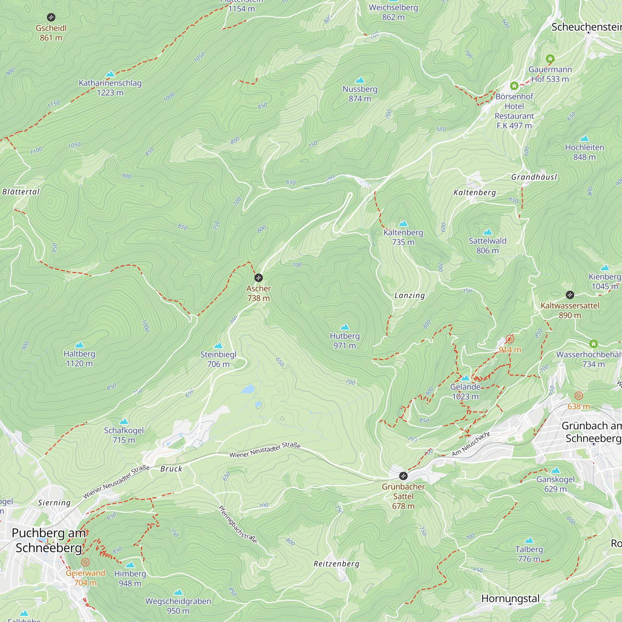 Forsthütte Helenz map