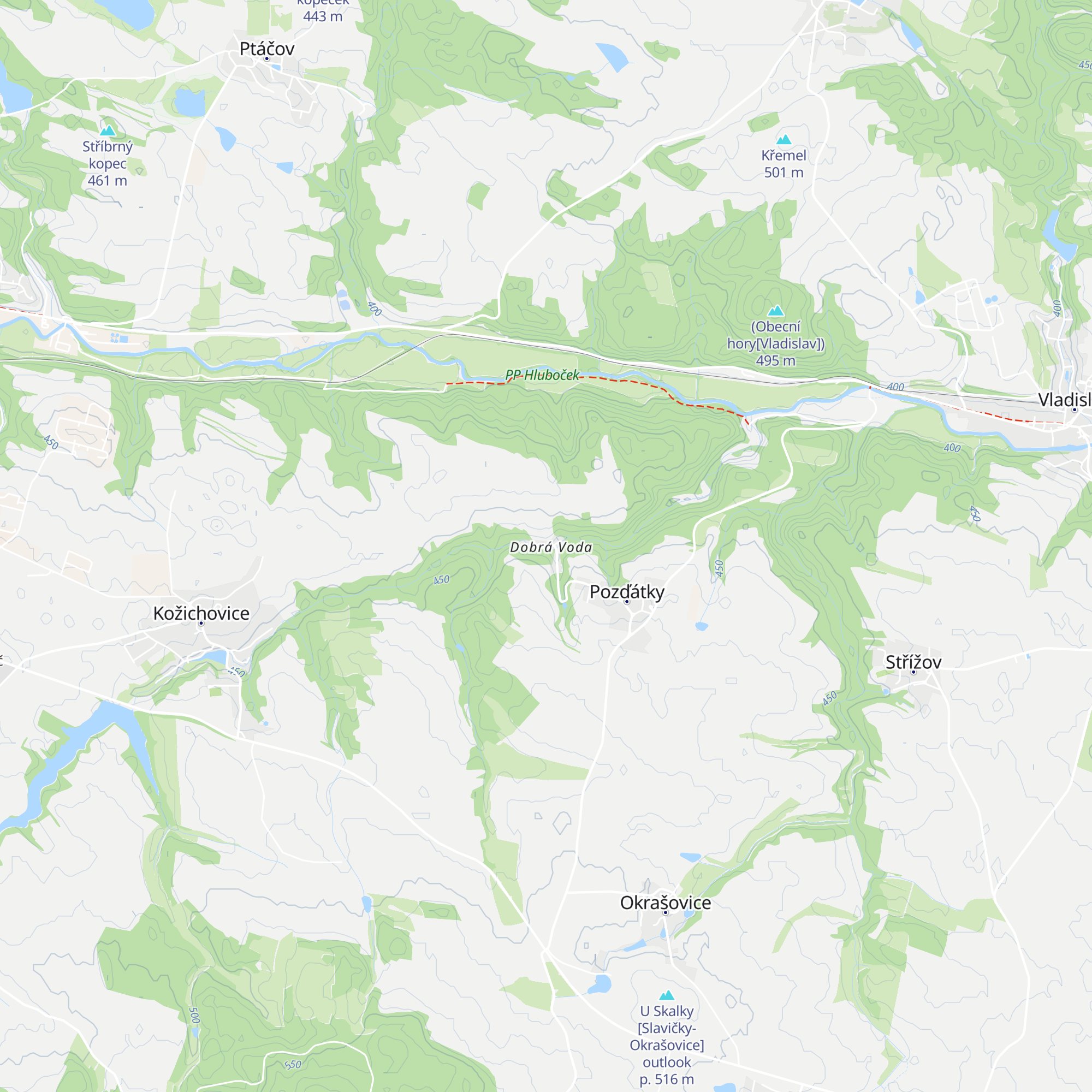 Skautská základna Dobrá voda map