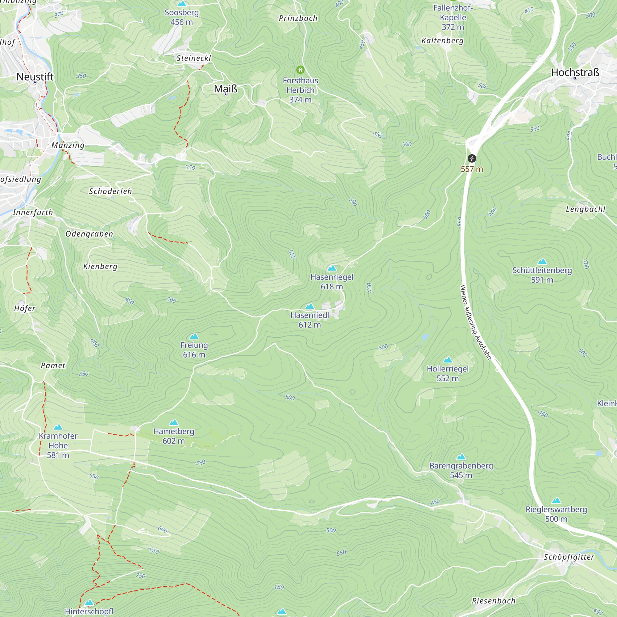 Falkensteiner Hütte map